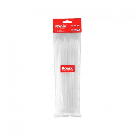 პლასტმასის ხამუთები Ronix RH-9993, 3.6×250 მმ 100ც — სარემონტო აქსესუარები