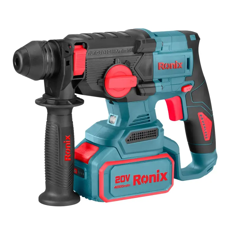 უსადენო უნახშირო პერფორატორი Ronix-8678c 20V 2.5J ელემენტის გარეშე — დრელები