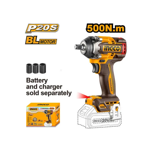 Electric impact wrench Li-Ion Proline 20V (CIWLI20501)