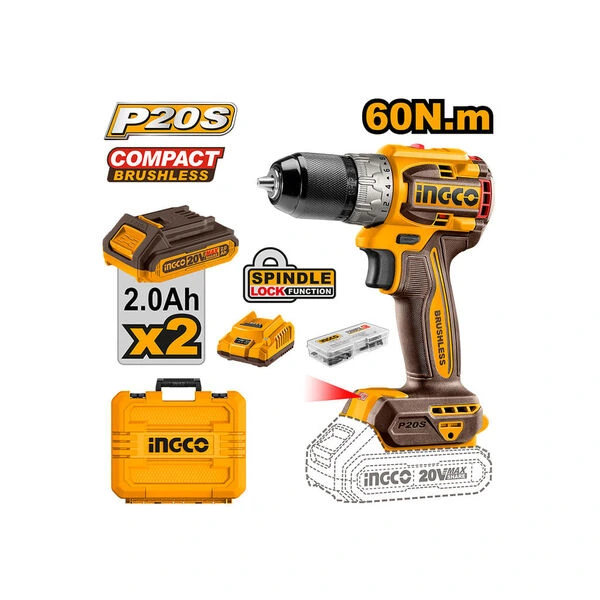Electric drill driver Li-Ion Proline 20V (CDLI20602)