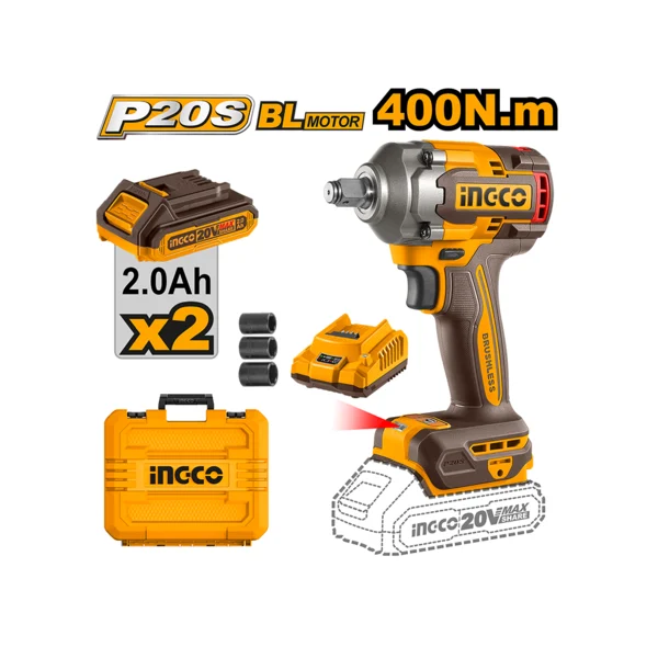 Electric impact wrench Li-Ion Proline 20V (CIWLI2040)